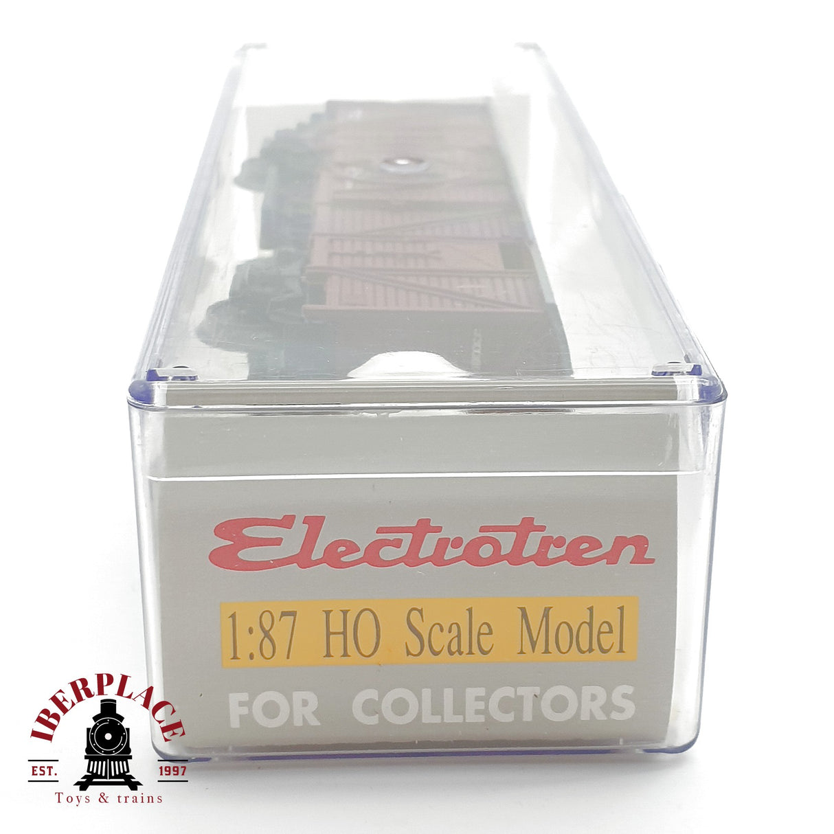 ♻️ Segunda Mano - Electrotren 1344 vagón mercancía cerrado RENFE J-3 H0 escala 1:87