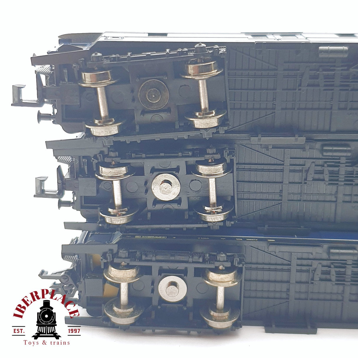 ♻️ 2da mano - 3x Minitrix 15739 vagones pasajero equipajes Rheingold 1952 Ep 3 N escala 1:160