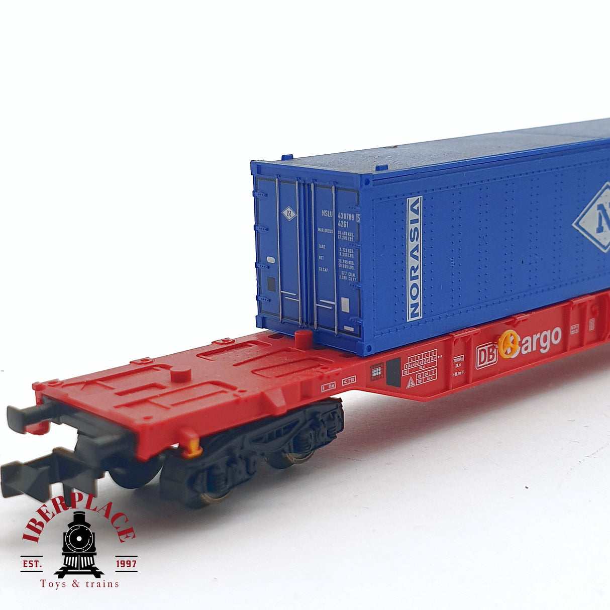 ♻️ 2da mano - Fleischmann 8249 vagón contenedor CARGO DB N escala 1:160