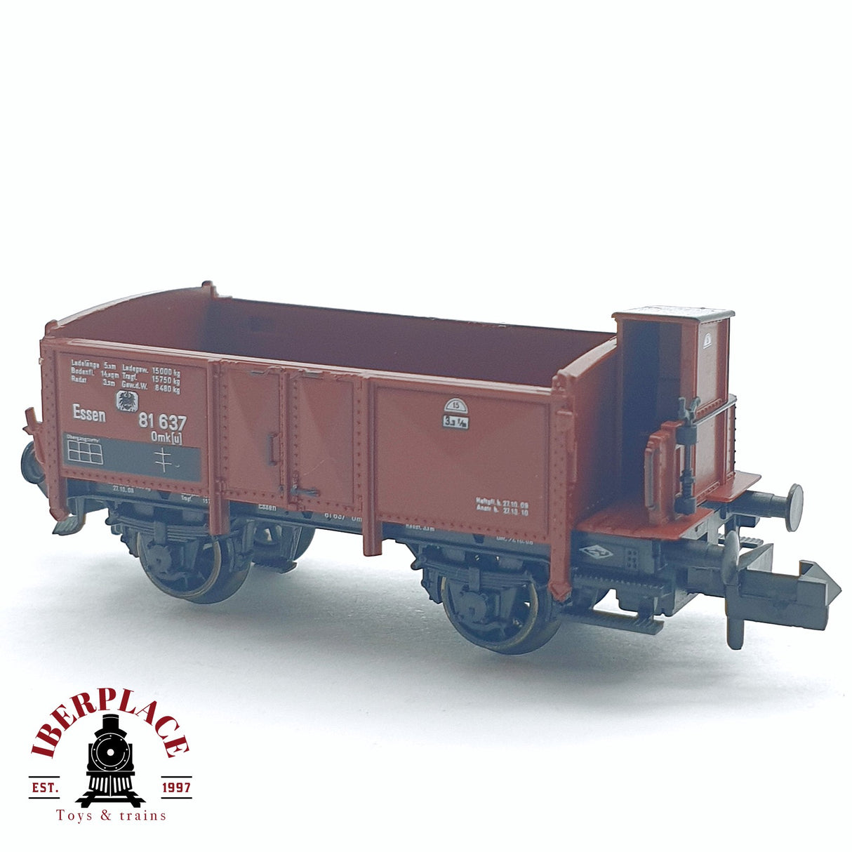 ♻️ 2da mano - Fleischmann 8842 vagón abierto K.P.E.V 81 637 N escala 1:160