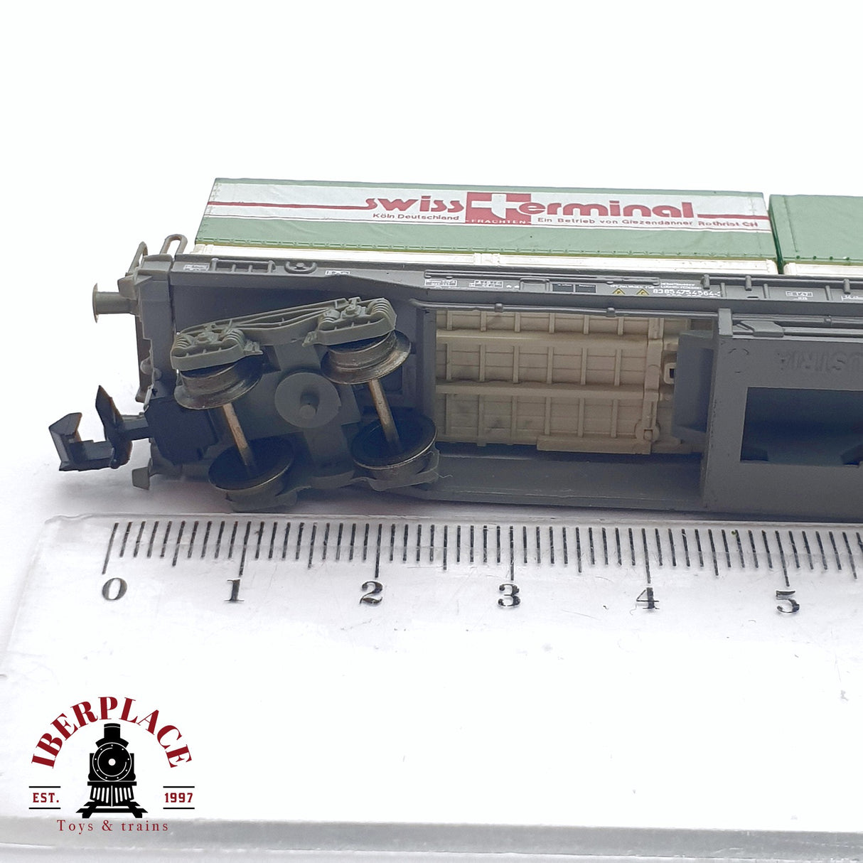 ♻️ 2da mano - Roco 25300 vagón swiss terminal Hupac SBB CFF N escala 1:160