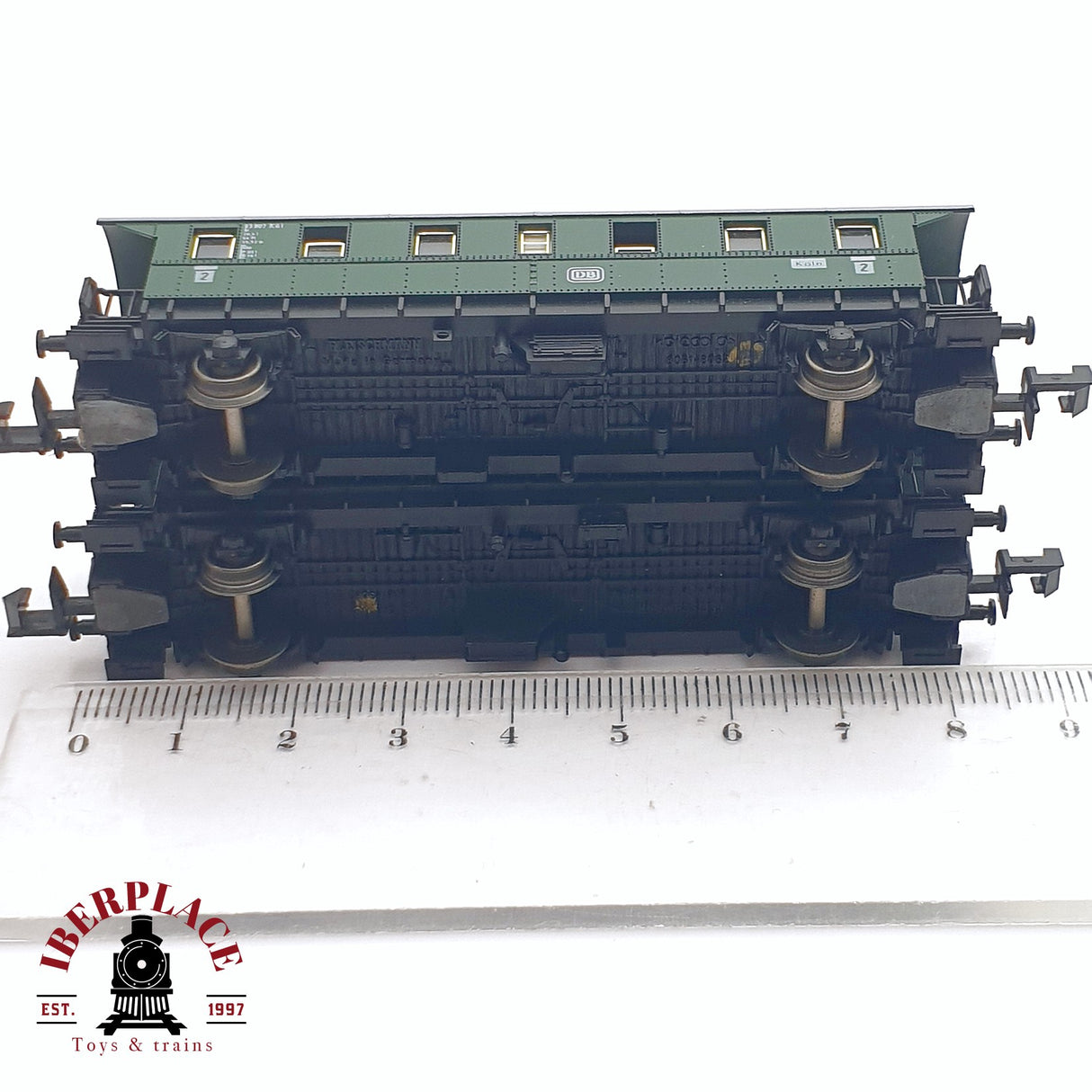 ♻️ 2da mano - 2x Fleischmann 8062 vagón pasajeros DB clase 2 N escala 1:160