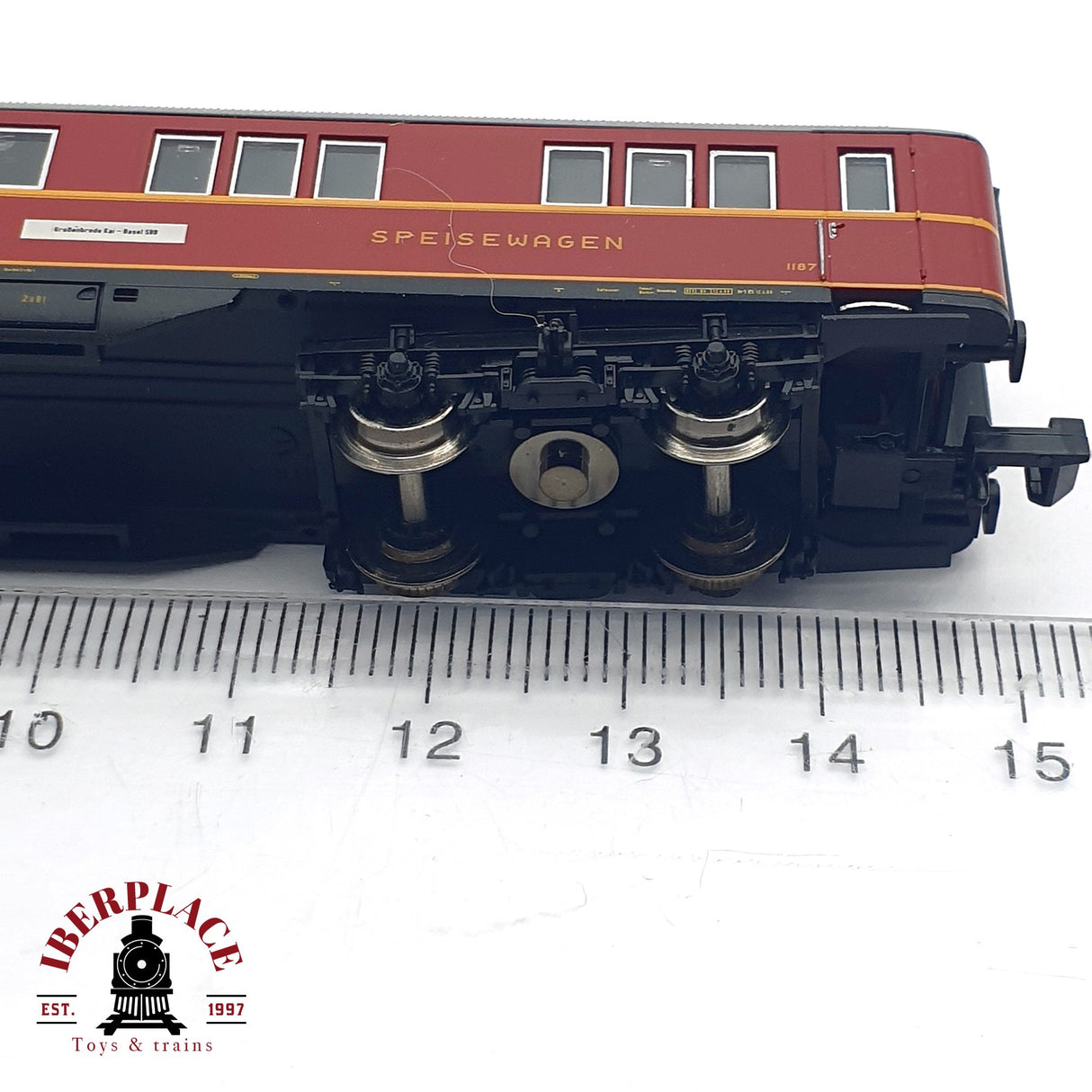 ♻️ Segunda mano - Minitrix 15769-13 vagón pasajeros restaurante DSG 1187 N escala 1:160