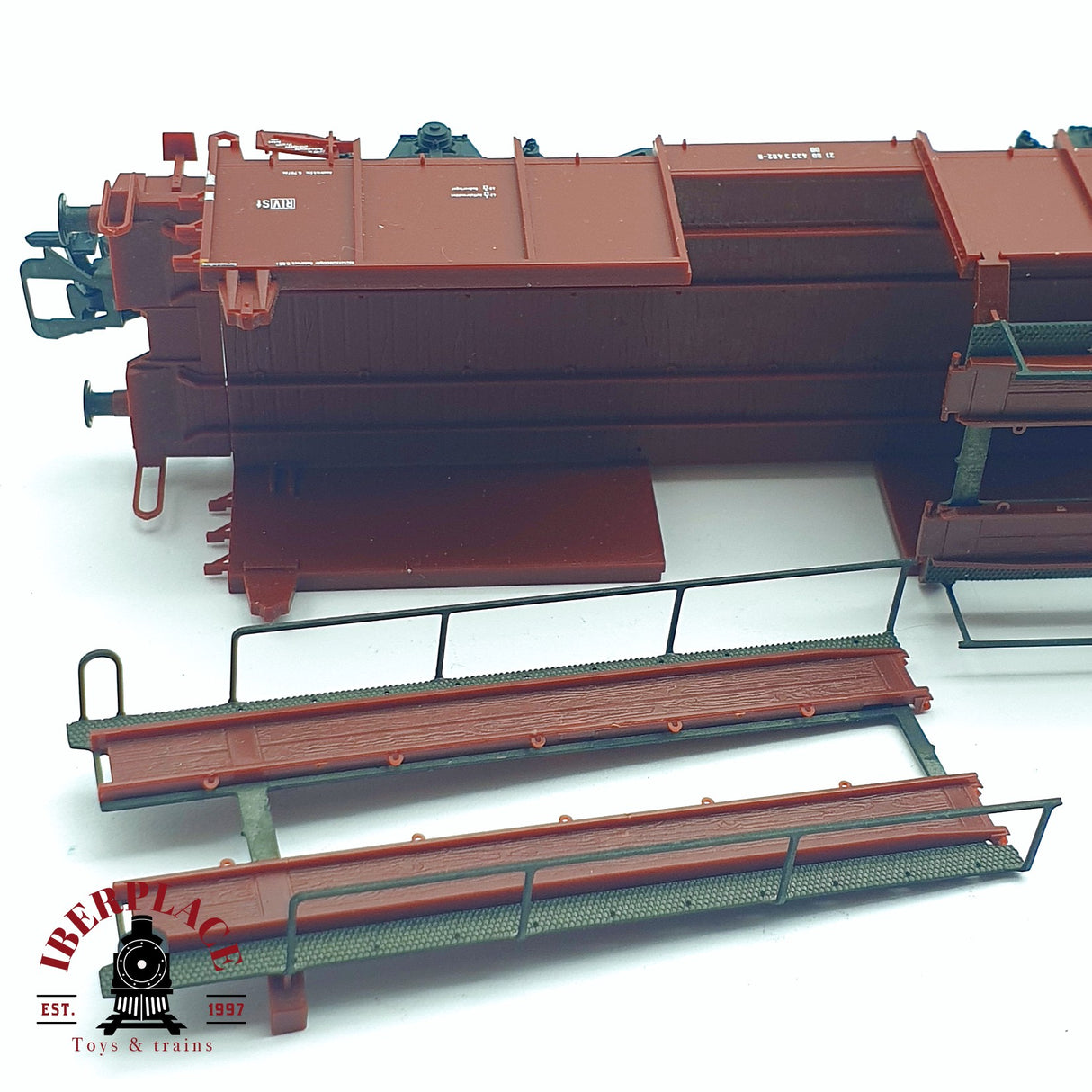 ♻️ 2da mano - Märklin 46134 vagones portacoches de doble piso con 8 coches DB H0 escala 1:87