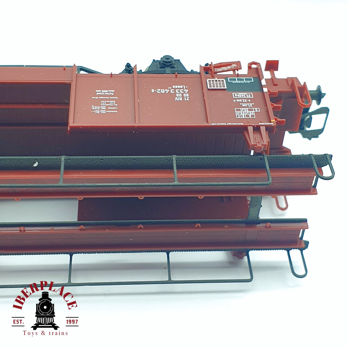 ♻️ 2da mano - Märklin 46134 vagones portacoches de doble piso con 8 coches DB H0 escala 1:87