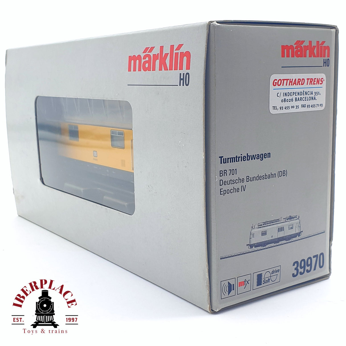 ♻️ 2da mano - Märklin 39970 Digital Locomotora eléctrica con sonido Turmtriebwagen DB H0 escala 1:87