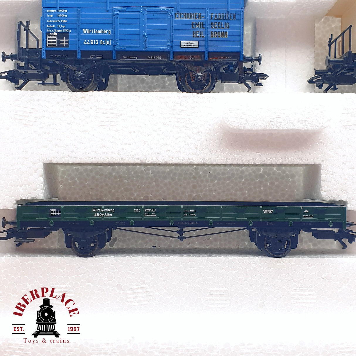 ♻️ 2da mano - Märklin 48808 Set Württemberger Oldtimer L.Wackler Göppingen H0 escala 1:87