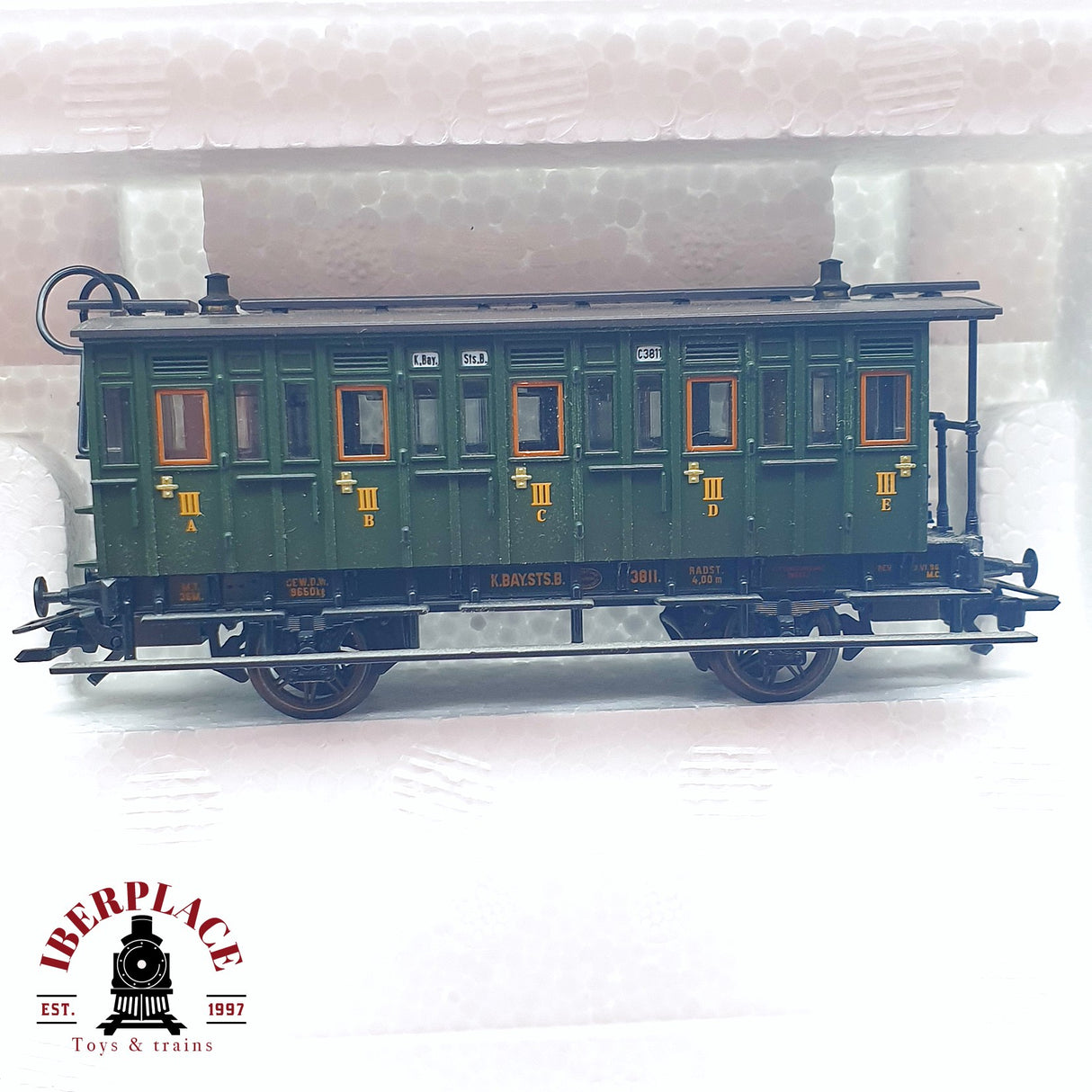 ♻️ 2da mano - Märklin 43984 Set de pasajeros K.Bay.Sts.B Epoca I H0 escala 1:87