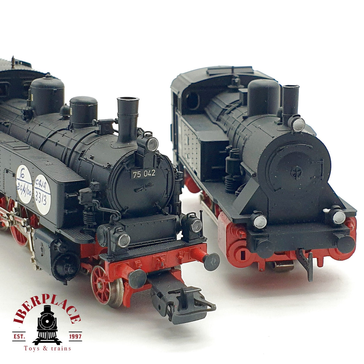 ♻️ AC 2x Märklin 3104 3313 Locomotoras de vapor DB H0 escala 1:87 A28