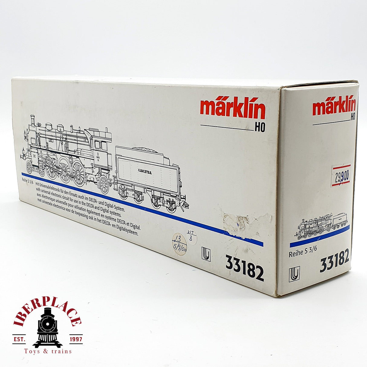 ♻️ AC Märklin 33182 Locomotora 3673 K.Bay.Sts.B H0 escala 1:87 A28
