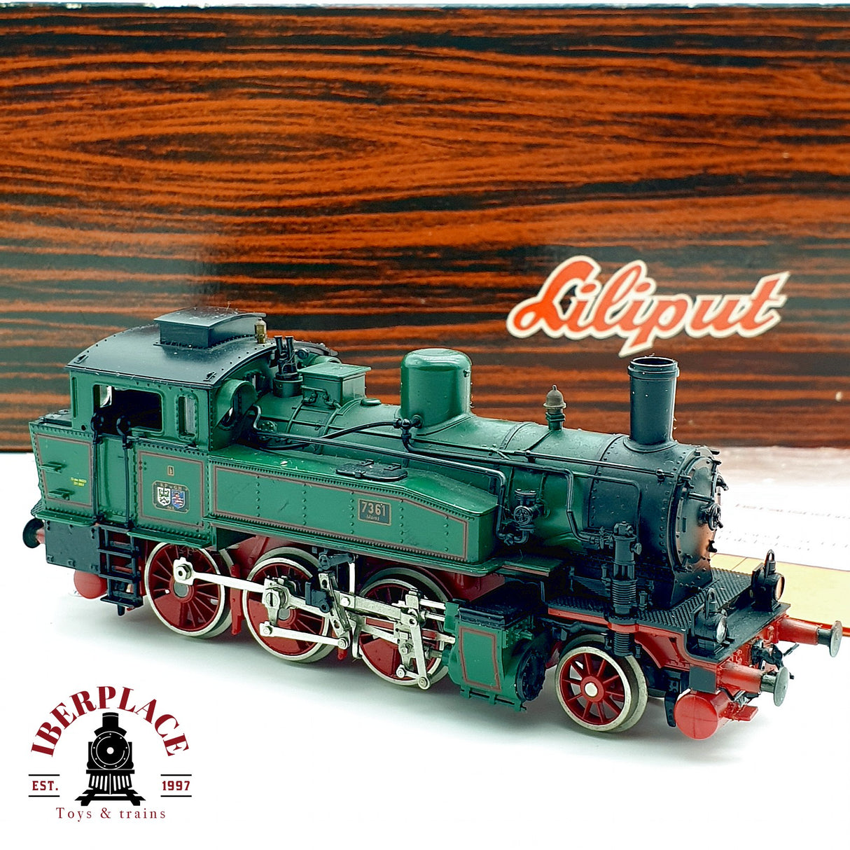 ♻️ DC Liliput 91 00 Locomotora K.P.G.H 7361 H0 escala 1:87 A28