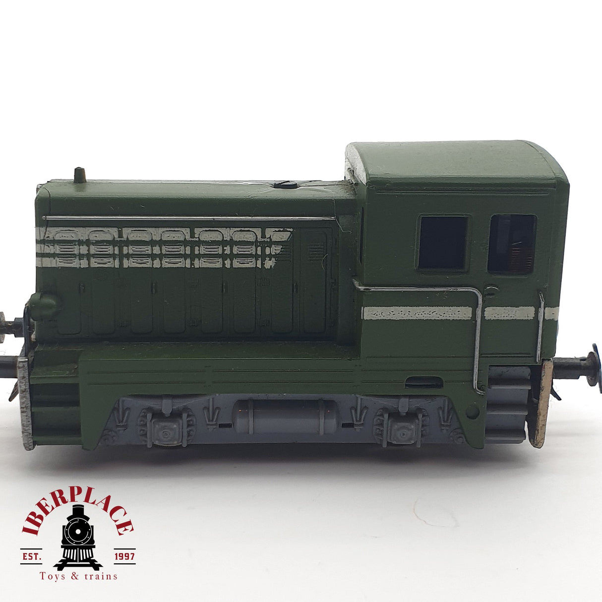 ♻️ DC Locomotora diesel de maniobras verde H0 escala 1:87 ⚠️ restaurar/piezas
