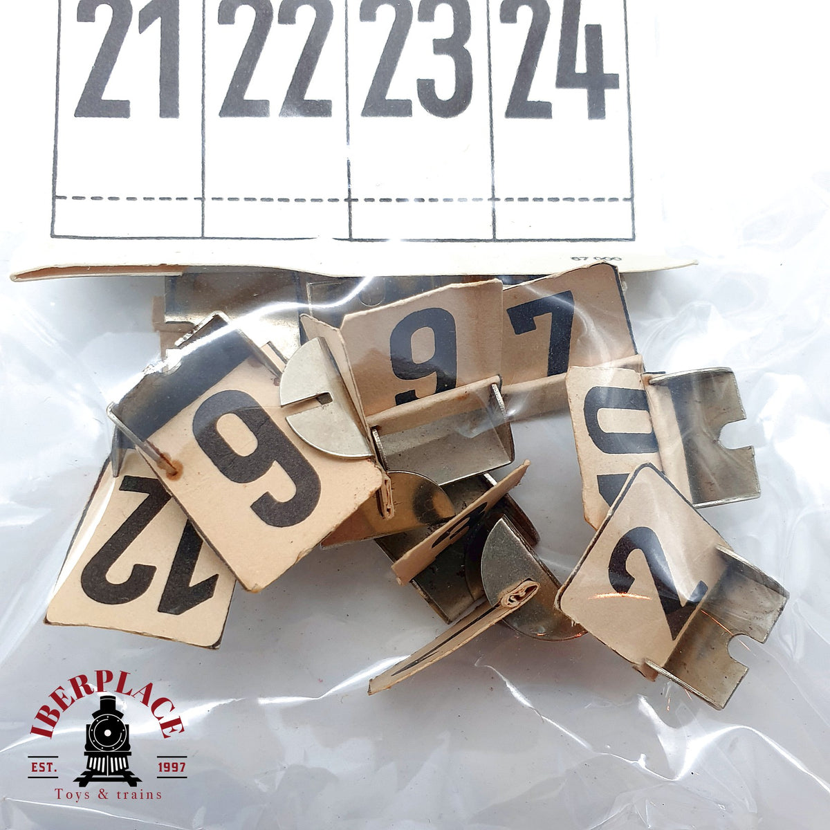 ♻️ 🚂 Marklin 67000 Placas Numeradas Desvios Vias Accesorios Escala H0 1:87