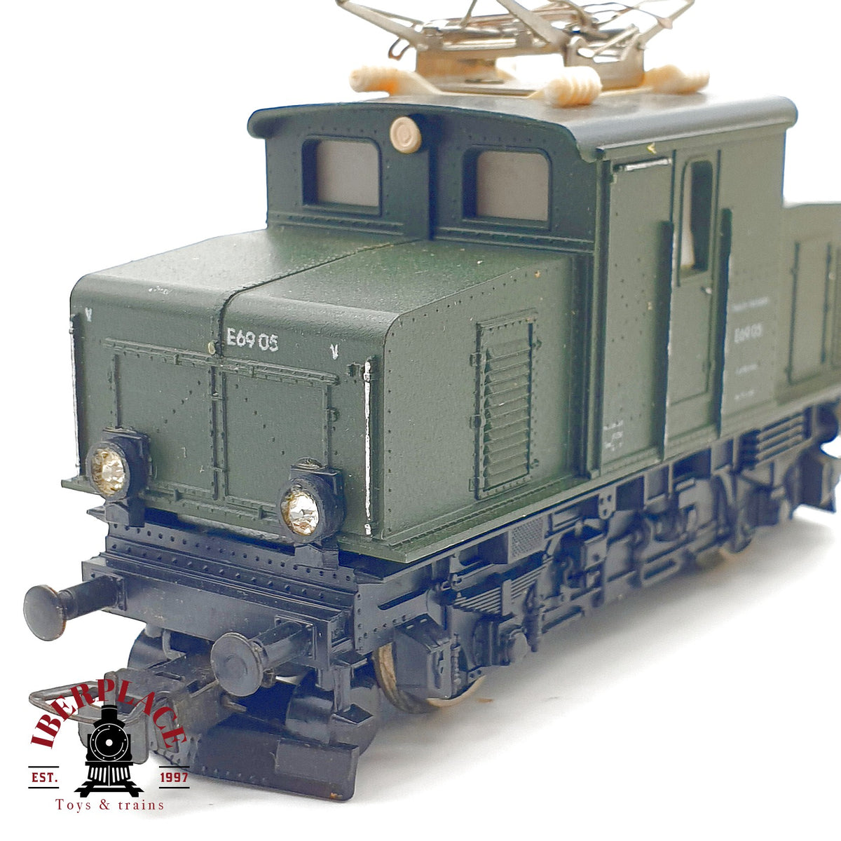 ♻️🚂 PIKO 5/6200 locomotora eléctrica E 69 05 DR verde clásica DDR Escala H0 1:87