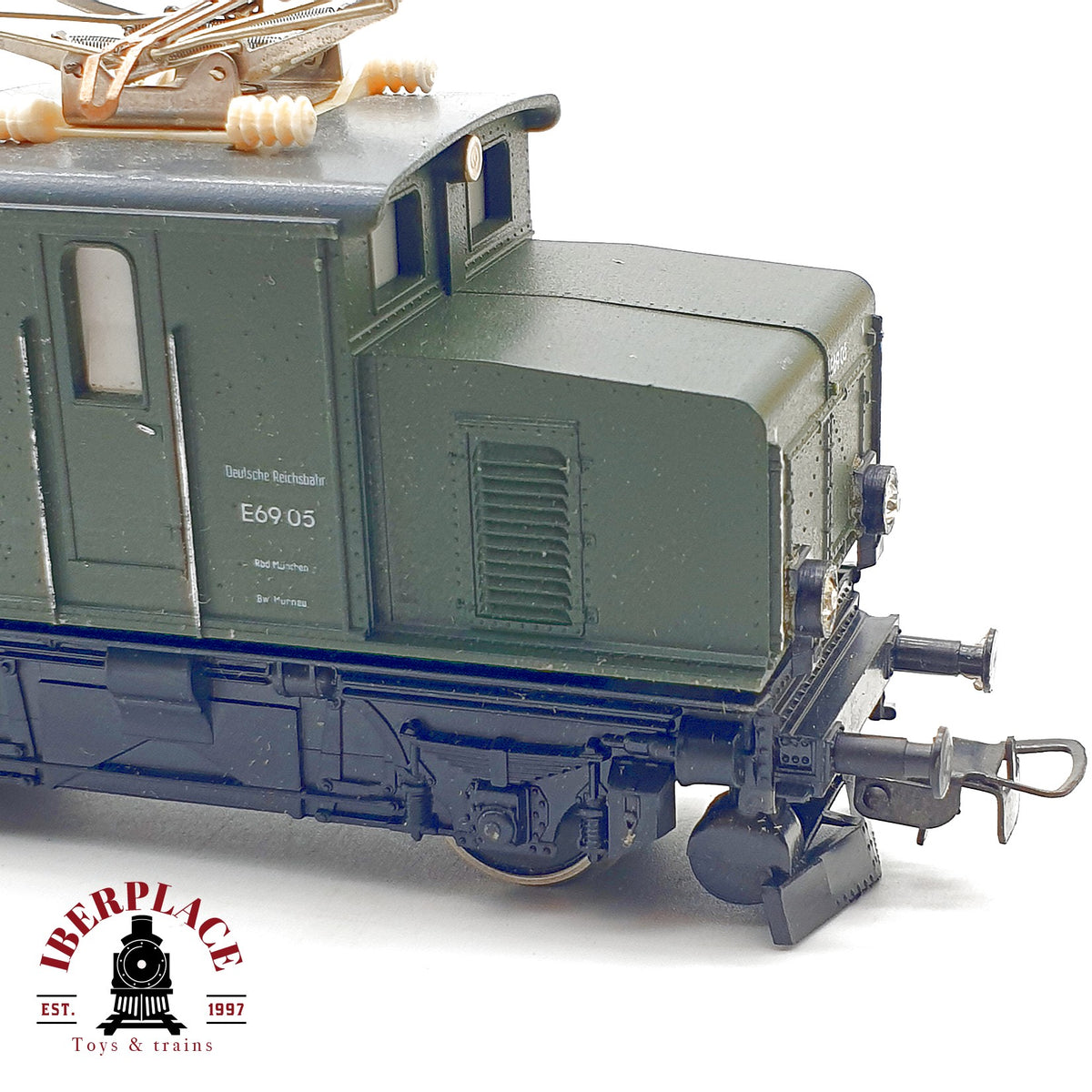 ♻️🚂 PIKO 5/6200 locomotora eléctrica E 69 05 DR verde clásica DDR Escala H0 1:87
