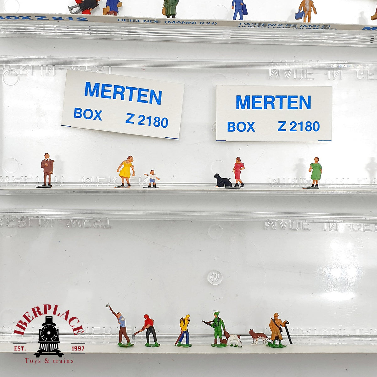 ♻️ 🚂 Merten Z2403 Z812 Z2180 lote figuras ovejas viajeros peatones Z 1:220