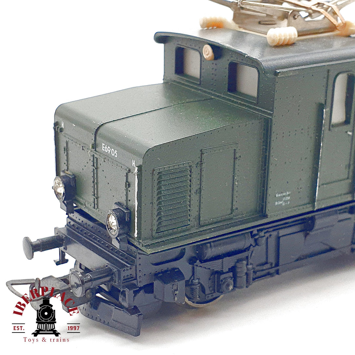 ♻️🚂 PIKO 5/6200 locomotora eléctrica E 69 05 DR verde clásica DDR Escala H0 1:87