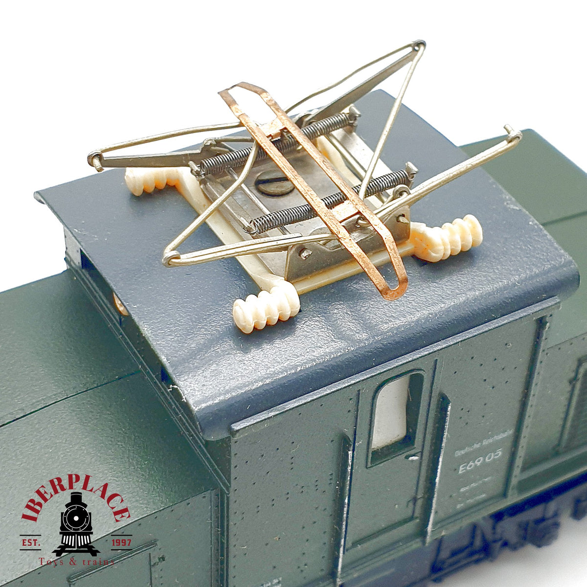 ♻️🚂 PIKO 5/6200 locomotora eléctrica E 69 05 DR verde clásica DDR Escala H0 1:87