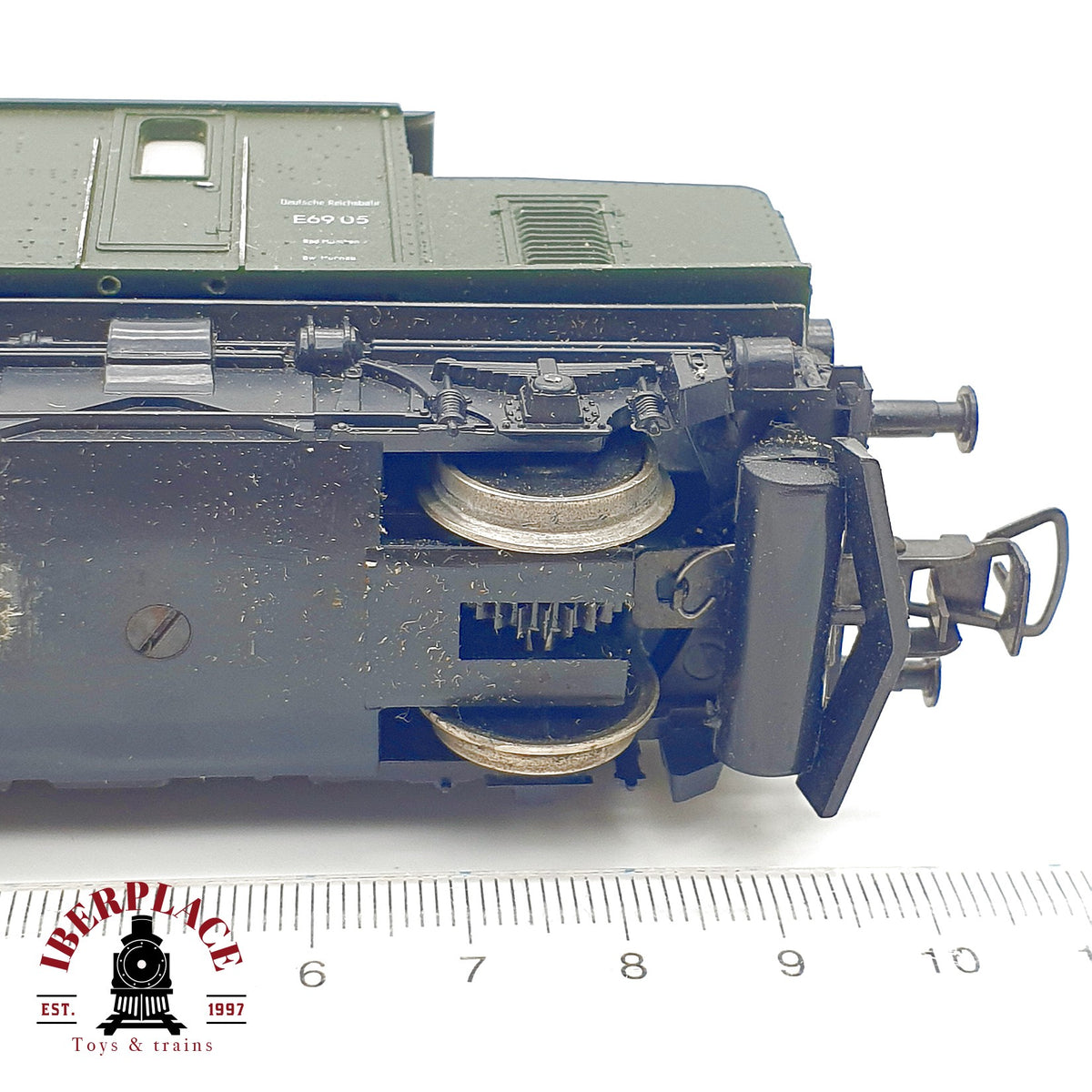 ♻️🚂 PIKO 5/6200 locomotora eléctrica E 69 05 DR verde clásica DDR Escala H0 1:87