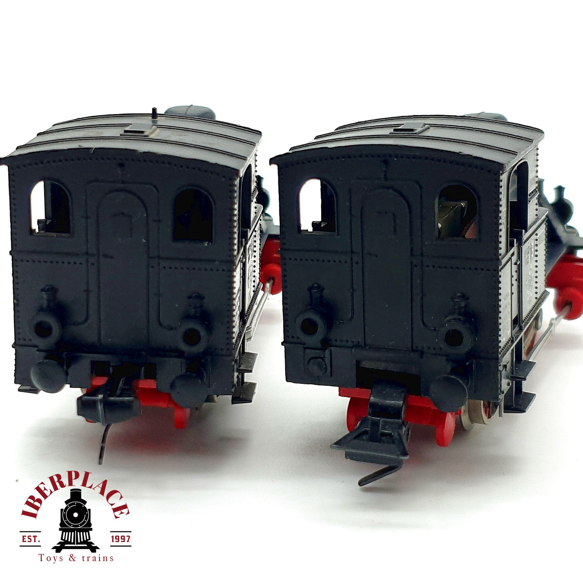 ♻️ 🛠️ 2x Fleischmann H0 Locomotora Vapor Tanque ANNA Werklok 3 para Restaurar Escala H0 1:87