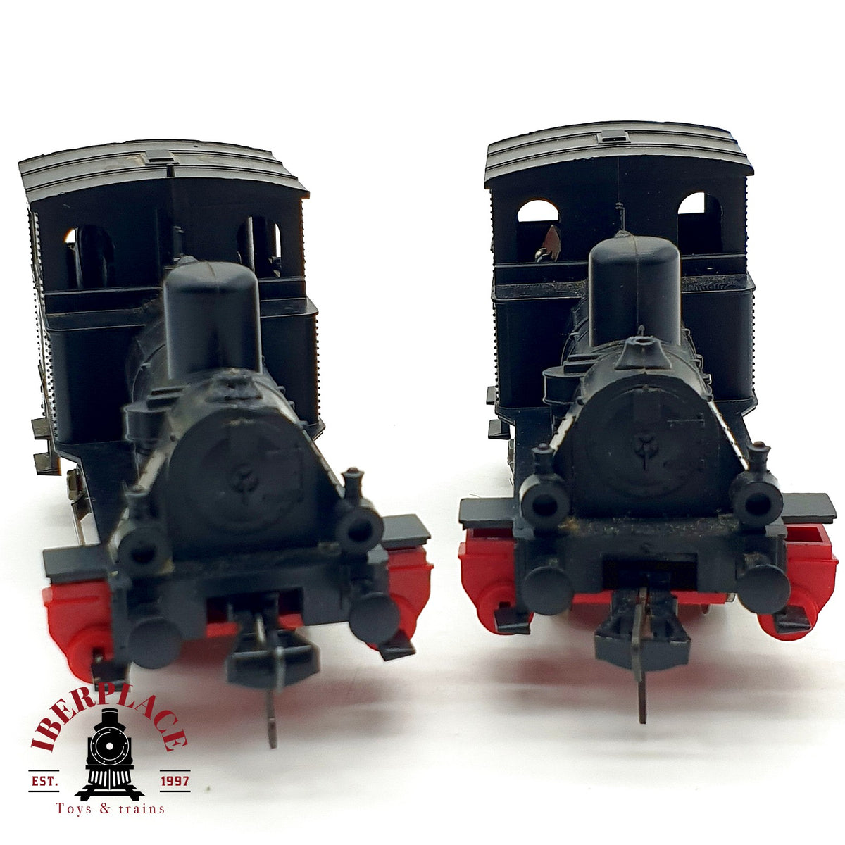 ♻️ 🛠️ 2x Fleischmann H0 Locomotora Vapor Tanque ANNA Werklok 3 para Restaurar Escala H0 1:87