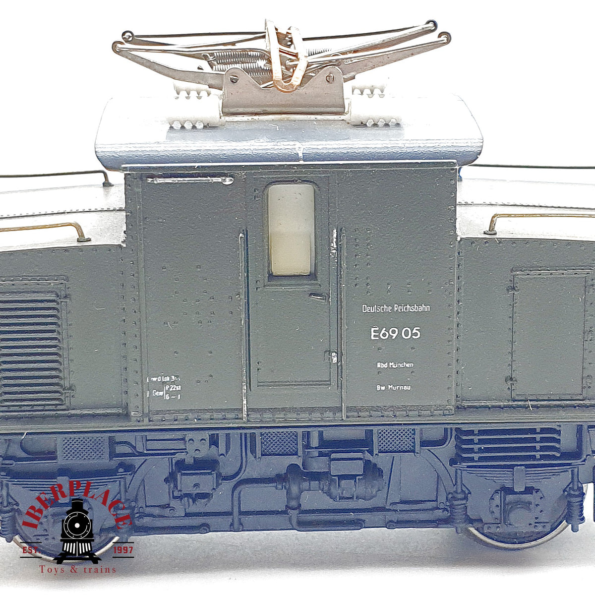 ♻️🚂 PIKO 5/6200 locomotora eléctrica E 69 05 DR verde clásica DDR Escala H0 1:87 2/2