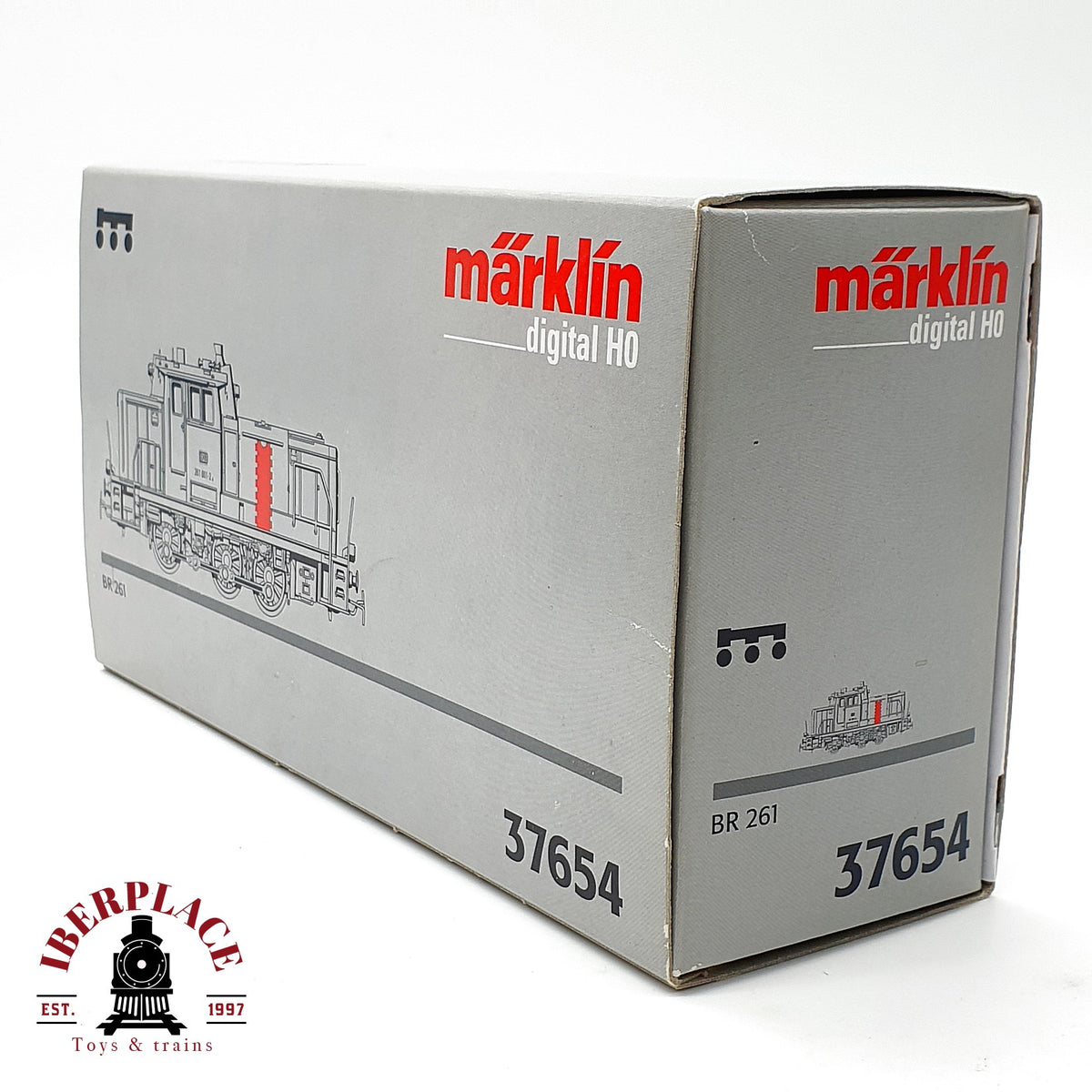 ♻️✨ Märklin 37654 Digital Locomotora diesel maniobras BR 261 DB Ep IV V60 AC Escala H0 1:87