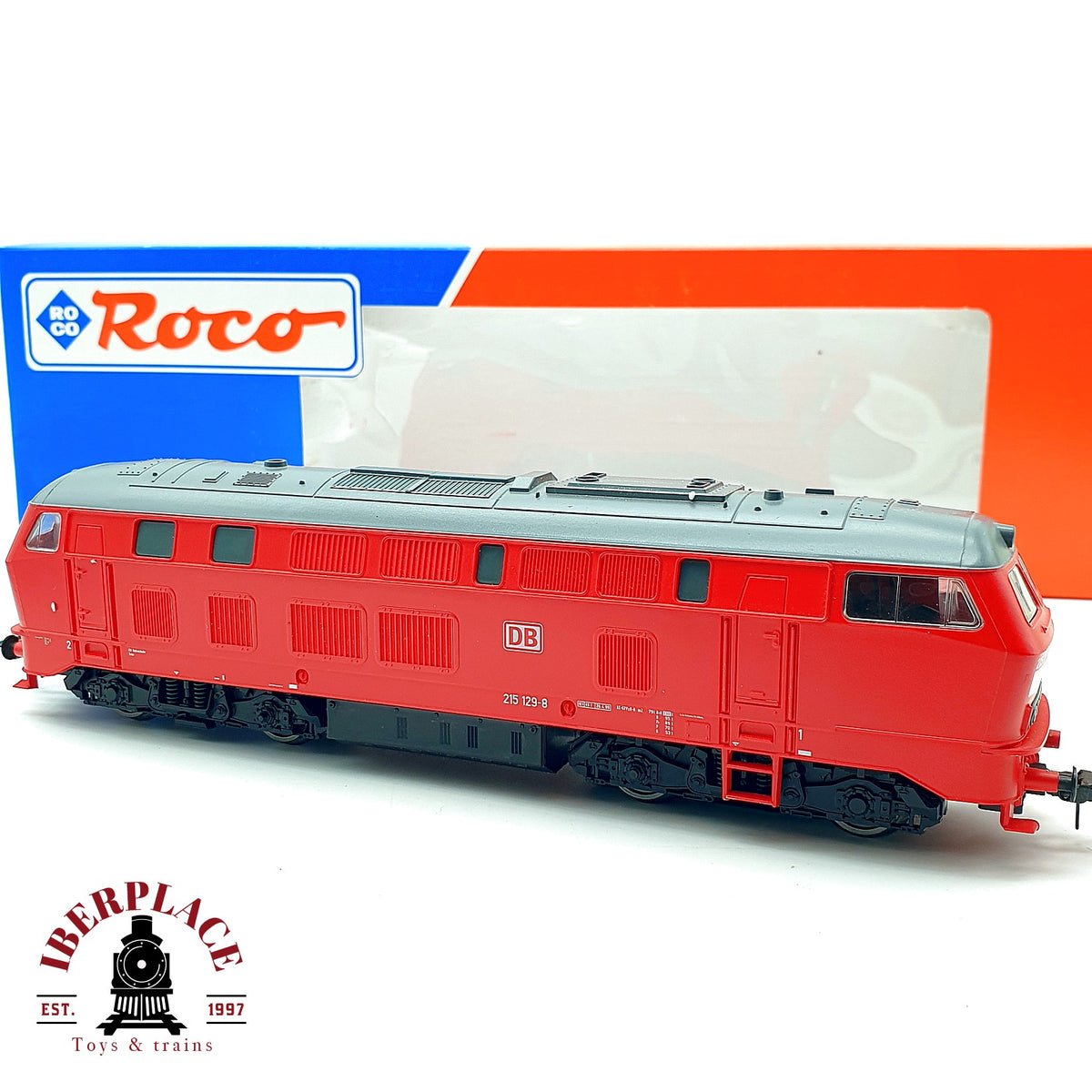 ♻️ 🚂 Roco 69490 Locomotora diesel BR 215 DB AG Ep V H0 AC Escala H0 1:87