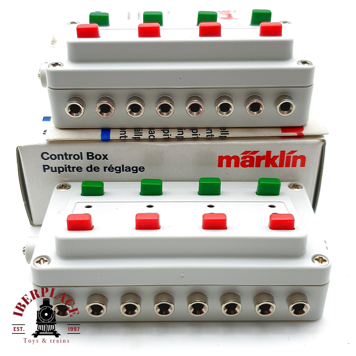 ♻️🚂 Märklin 7272 2x Cuadro de mandos Schaltpult interruptores Escala H0 1:87