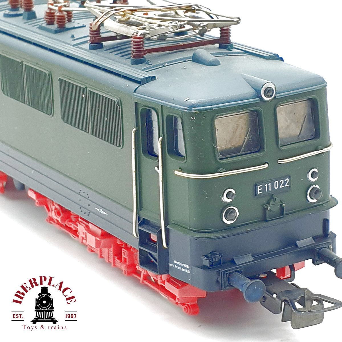 ♻️🚂PIKO 5/6205 locomotora eléctrica E 11 022 DR verde expresa Escala H0 1:87