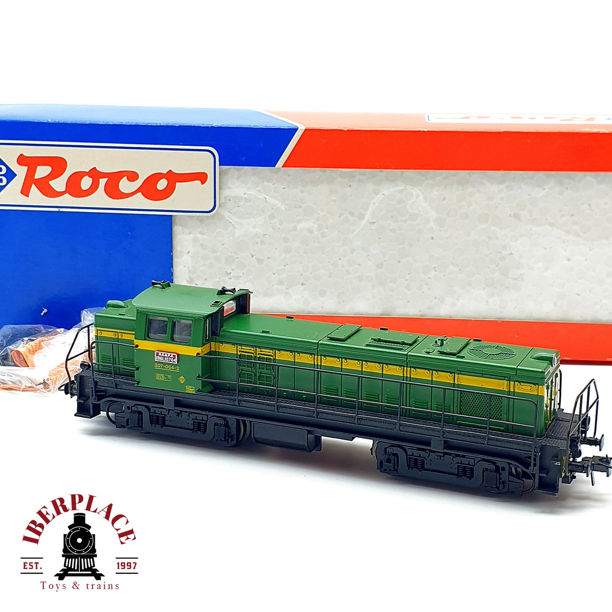 ♻️ ✨ Roco 43469 H0 Locomotora Diesel RENFE BB307 "Tractor" DC Escala H0 1:87