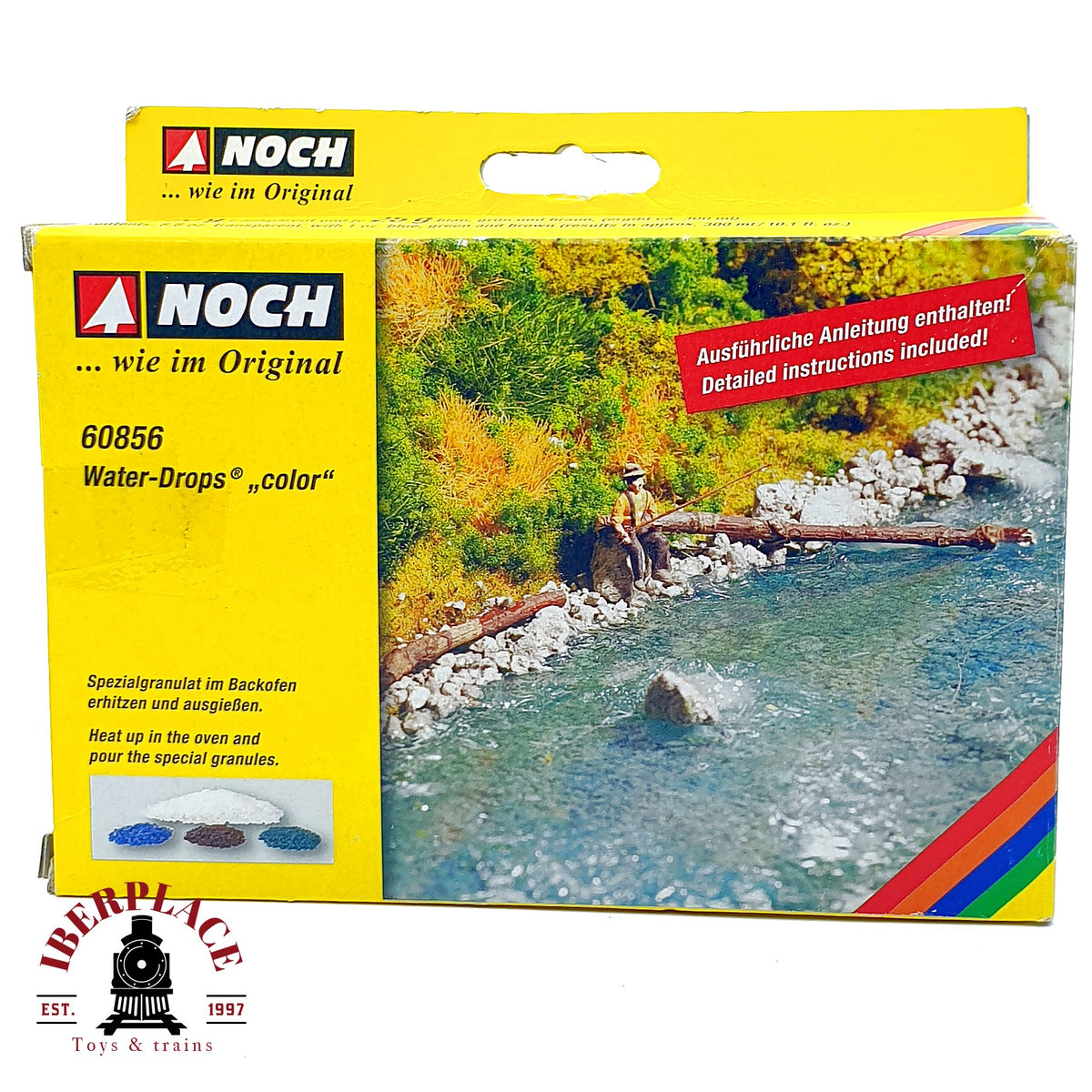 ♻️ NOCH 60856 Water-Drops color granulado agua modelismo maqueta H0 N TT Z