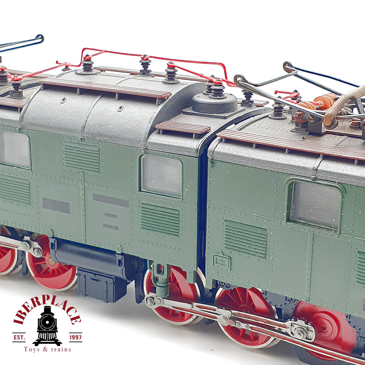 ♻️🚂 Röwa 1402 locomotora eléctrica articulada E 91 05 DB verde clásica Escala H0 1:87