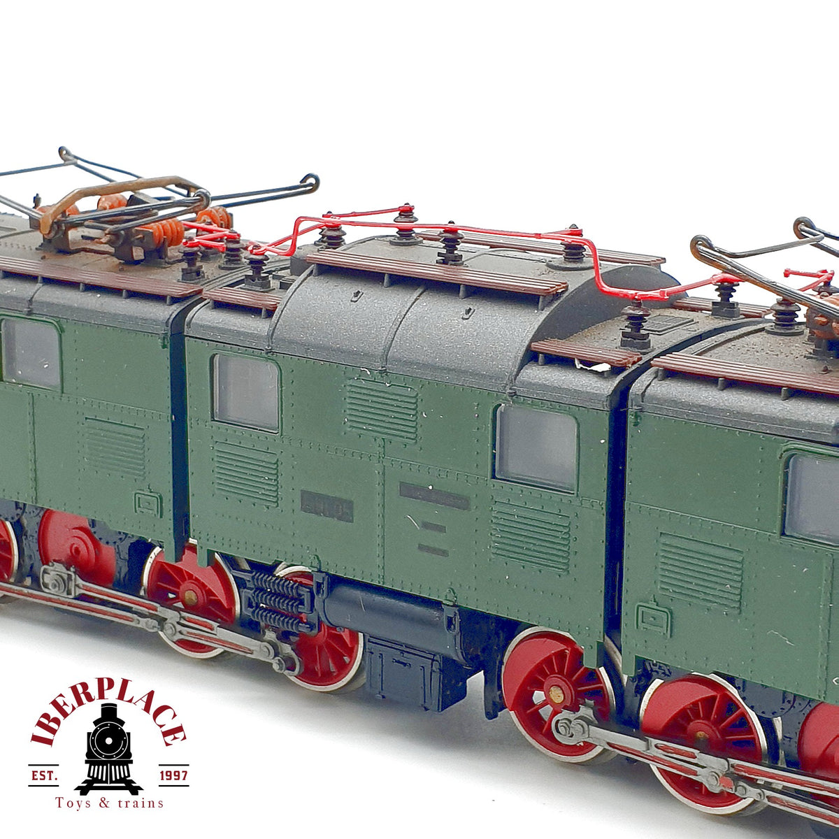 ♻️🚂 Röwa 1402 locomotora eléctrica articulada E 91 05 DB verde clásica Escala H0 1:87