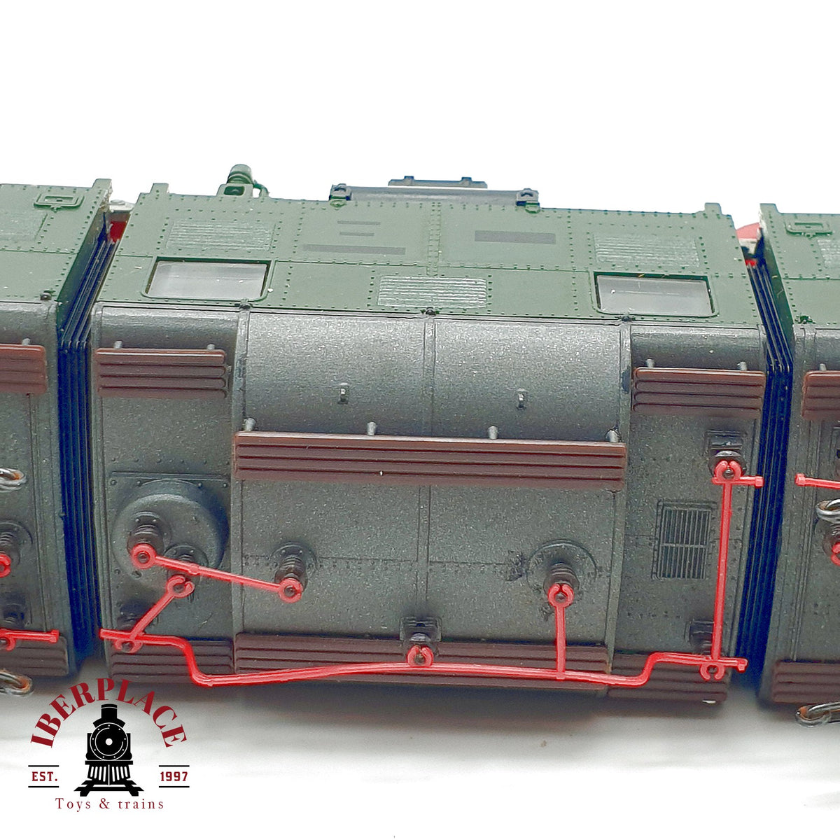 ♻️🚂 Röwa 1402 locomotora eléctrica articulada E 91 05 DB verde clásica Escala H0 1:87