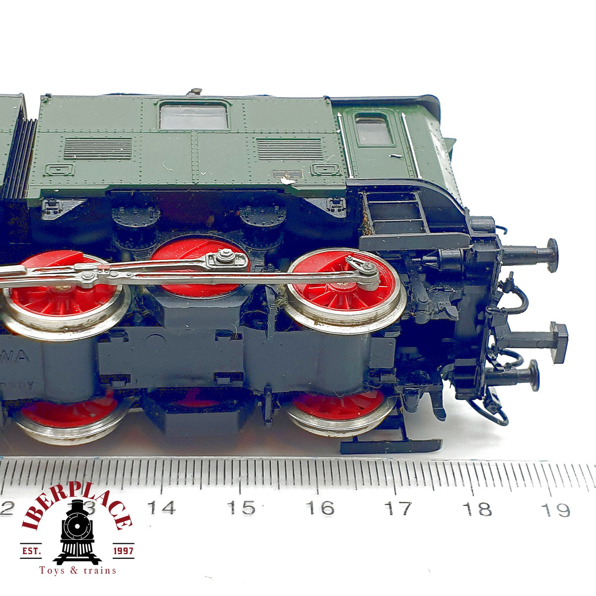 ♻️🚂 Röwa 1402 locomotora eléctrica articulada E 91 05 DB verde clásica Escala H0 1:87
