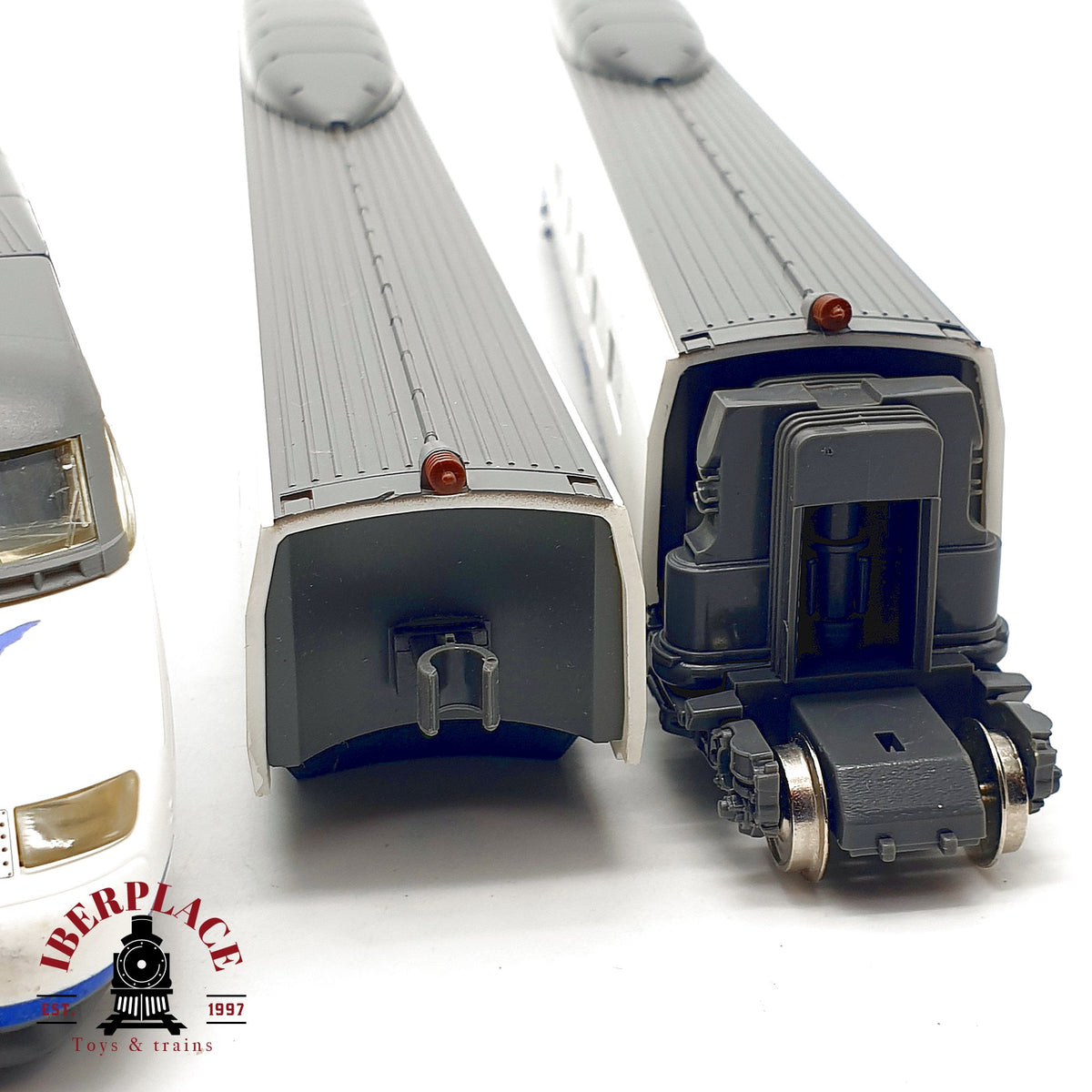♻️ 🚂Mehano set 4 piezas tren alta velocidad AVE S100 RENFE Ep V DC Escala H0 1:87