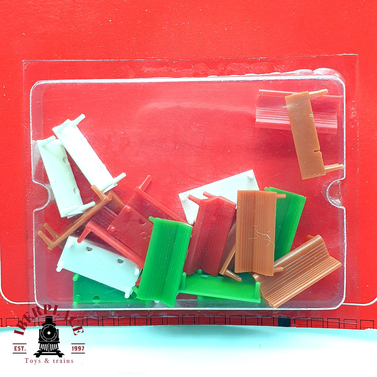 ♻️ ✨ Faller 3 Sets Blister Bancos Y Señales Parques Jardin 574 Y 570 Escala H0 1:87