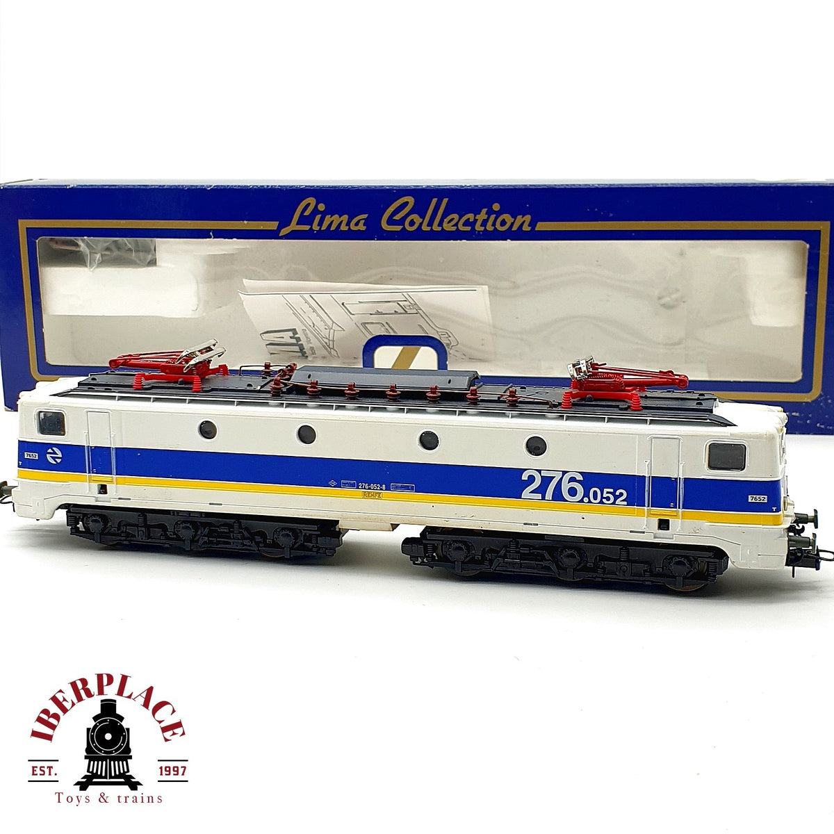 ♻️ 🚂 Lima L208625 Locomotora electrica RENFE 276.052 Talgo Ep V DC Escala H0 1:87