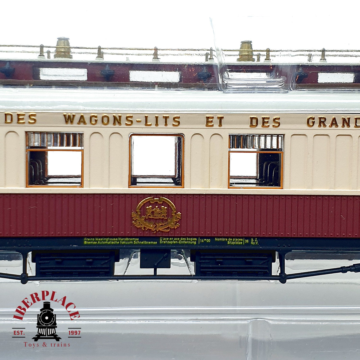 ♻️ ✨ Liliput Set 5 Vagones CIWL Orient Express Rheingold Lujo DC Escala H0 1:87