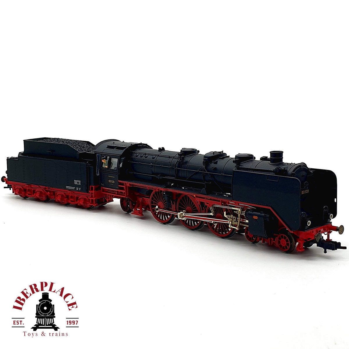 ♻️ ✨ Fleischmann Locomotora vapor BR 03 139 DRG Ep II H0 1:87 DC Schlepptender Escala H0 1:87