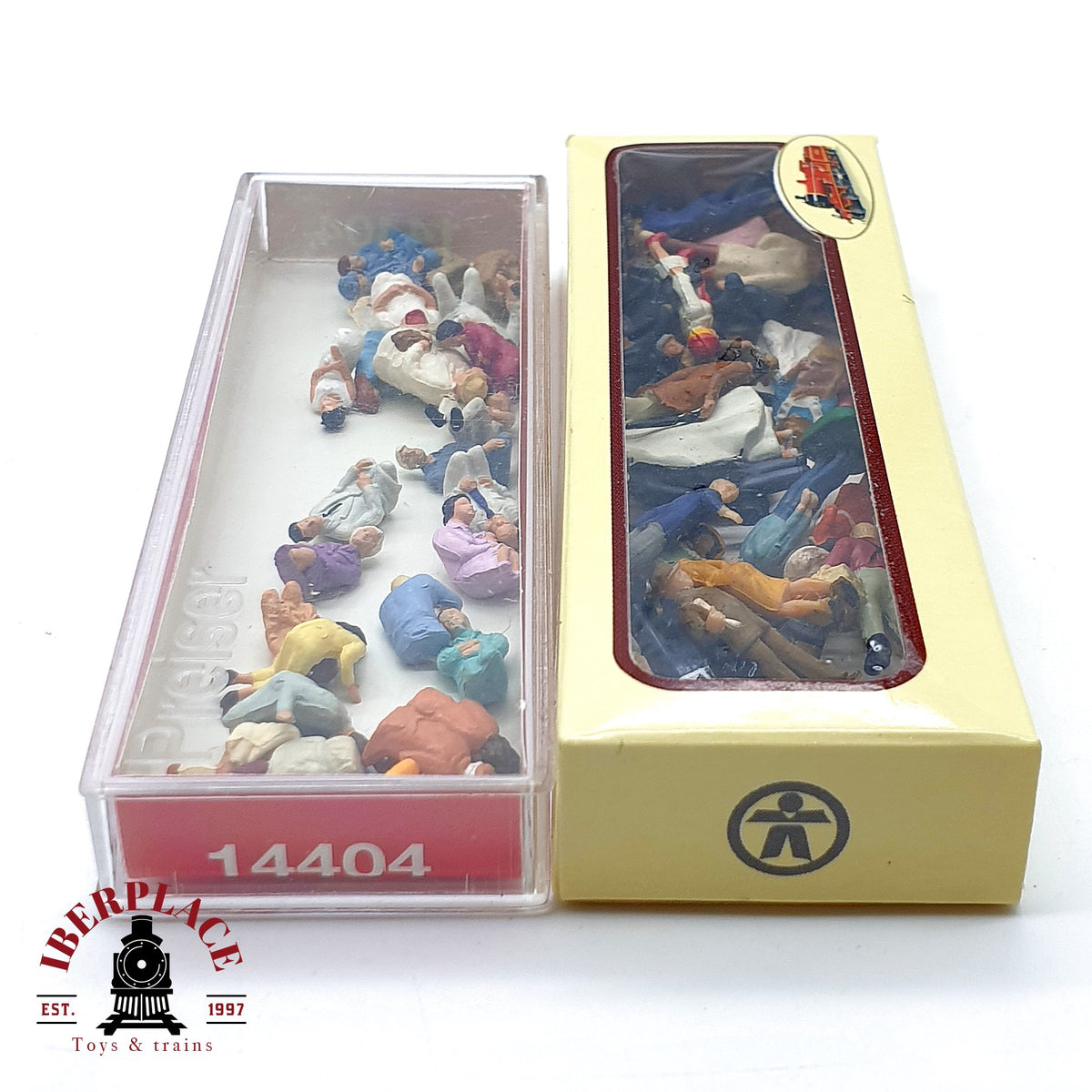 ♻️ 🚂 Preiser Figuras Personas sentadas Viajeros Transeuntes Escala H0 1:87