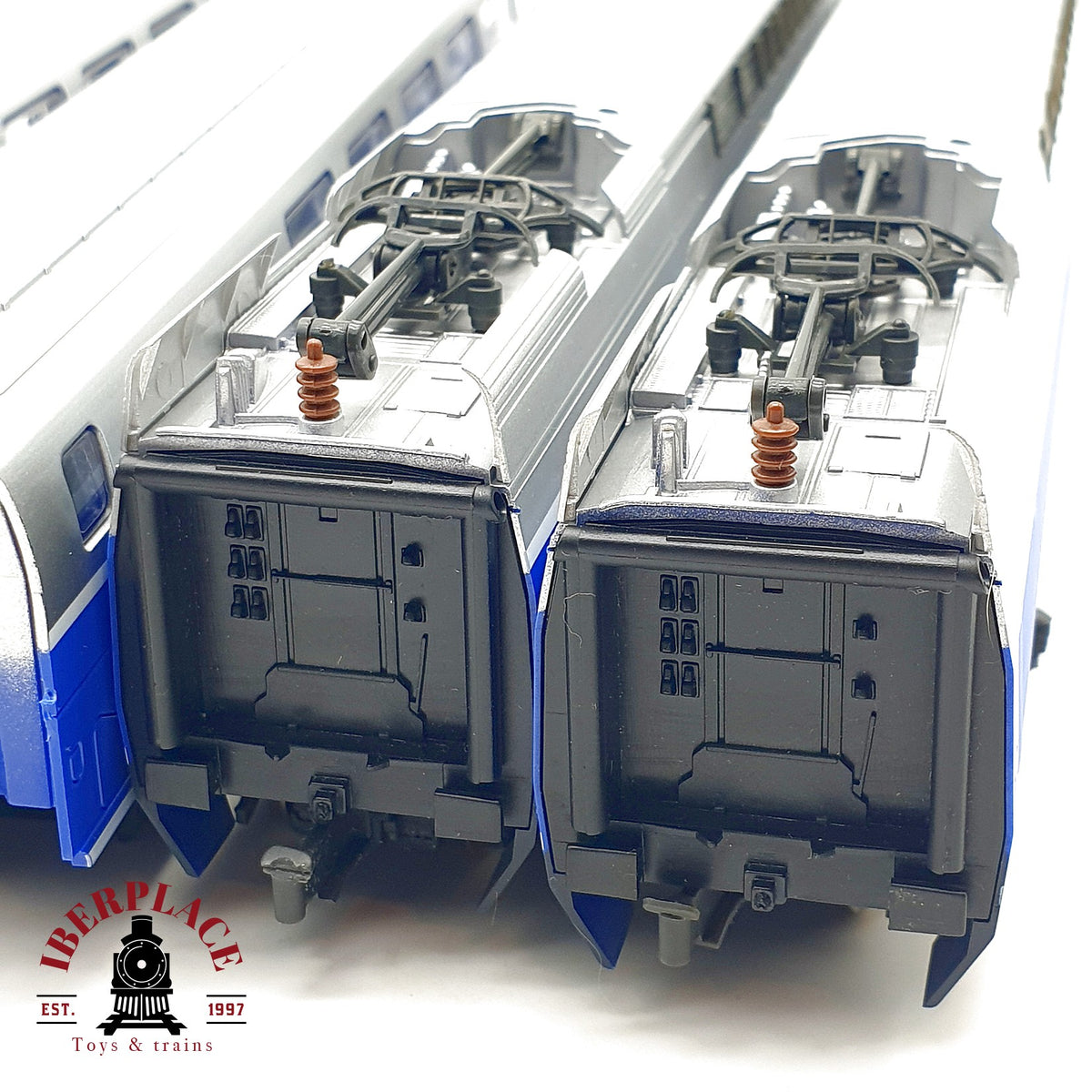 ♻️ 🚂 Mehano set 4 piezas TGV Duplex SNCF 235 2 pisos alta velocidad DC Escala H0 1:87