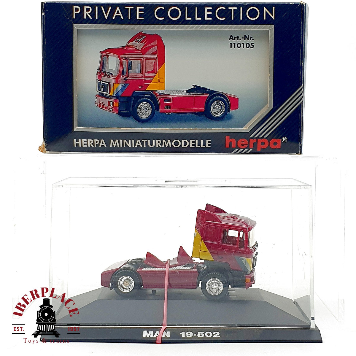 ♻️ Herpa 110105 Camión MAN 19-502 Private Collection tractocamion Escala H0 1:87