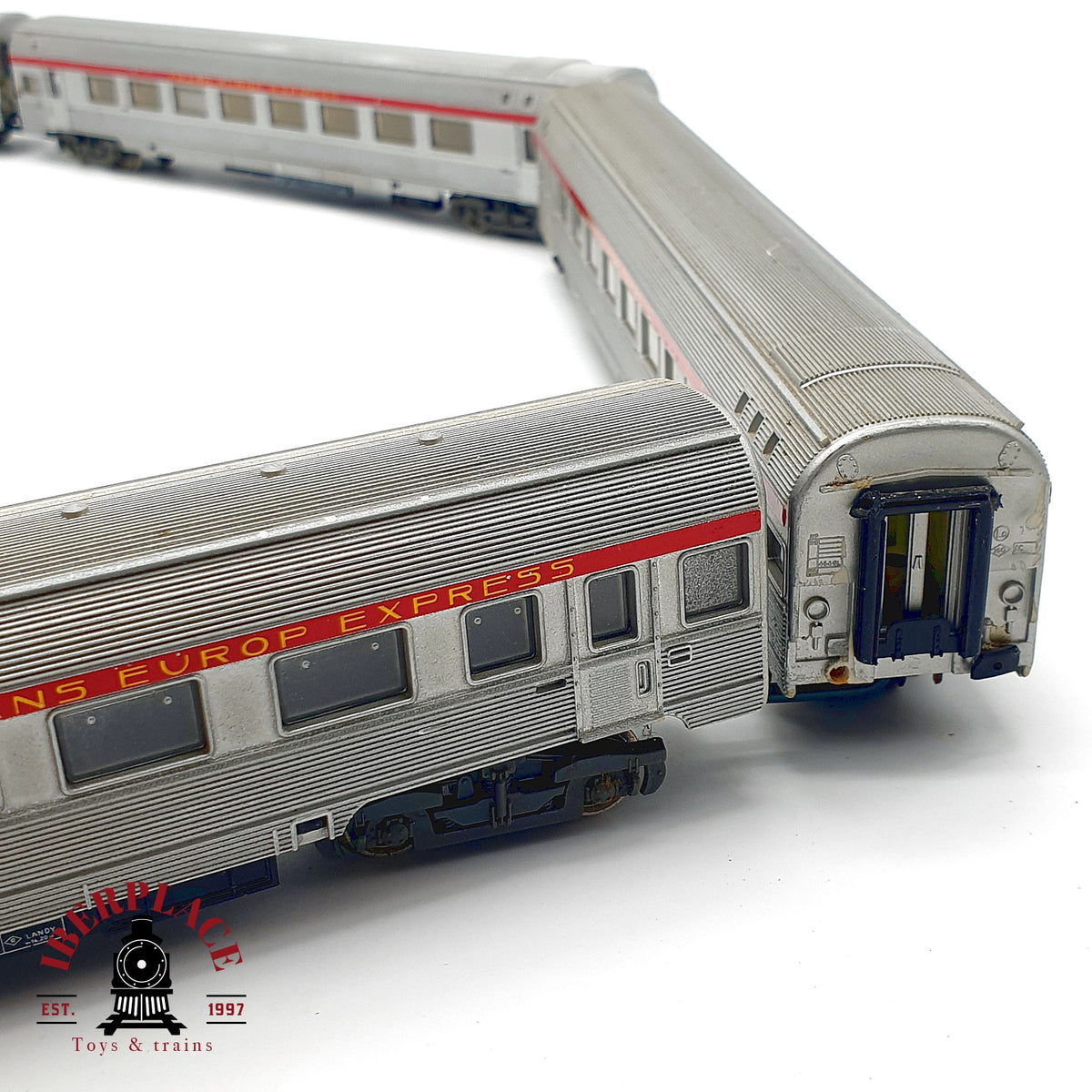 ♻️ 🛠️ Jouef 4x vagones TEE Inox PBA SNCF restaurar repuestos DC Escala H0 1:87