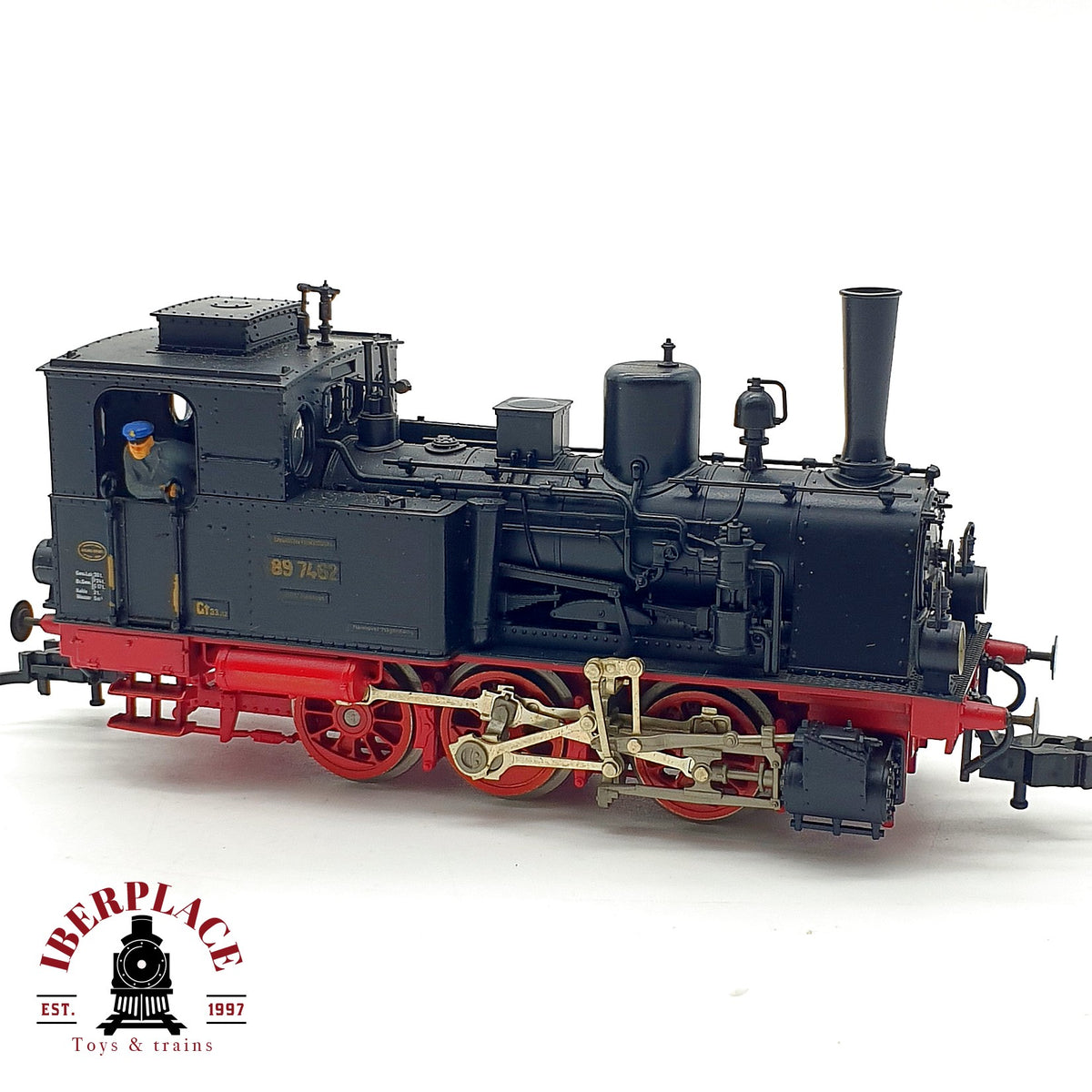 ♻️ ✨ Fleischmann Locomotora vapor BR 89 7462 DB Ep III DC Tenderlok T3 Escala H0 1:87