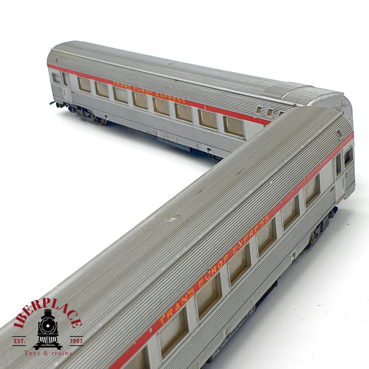♻️ 🛠️ Jouef 4x vagones TEE Inox PBA SNCF restaurar repuestos DC Escala H0 1:87