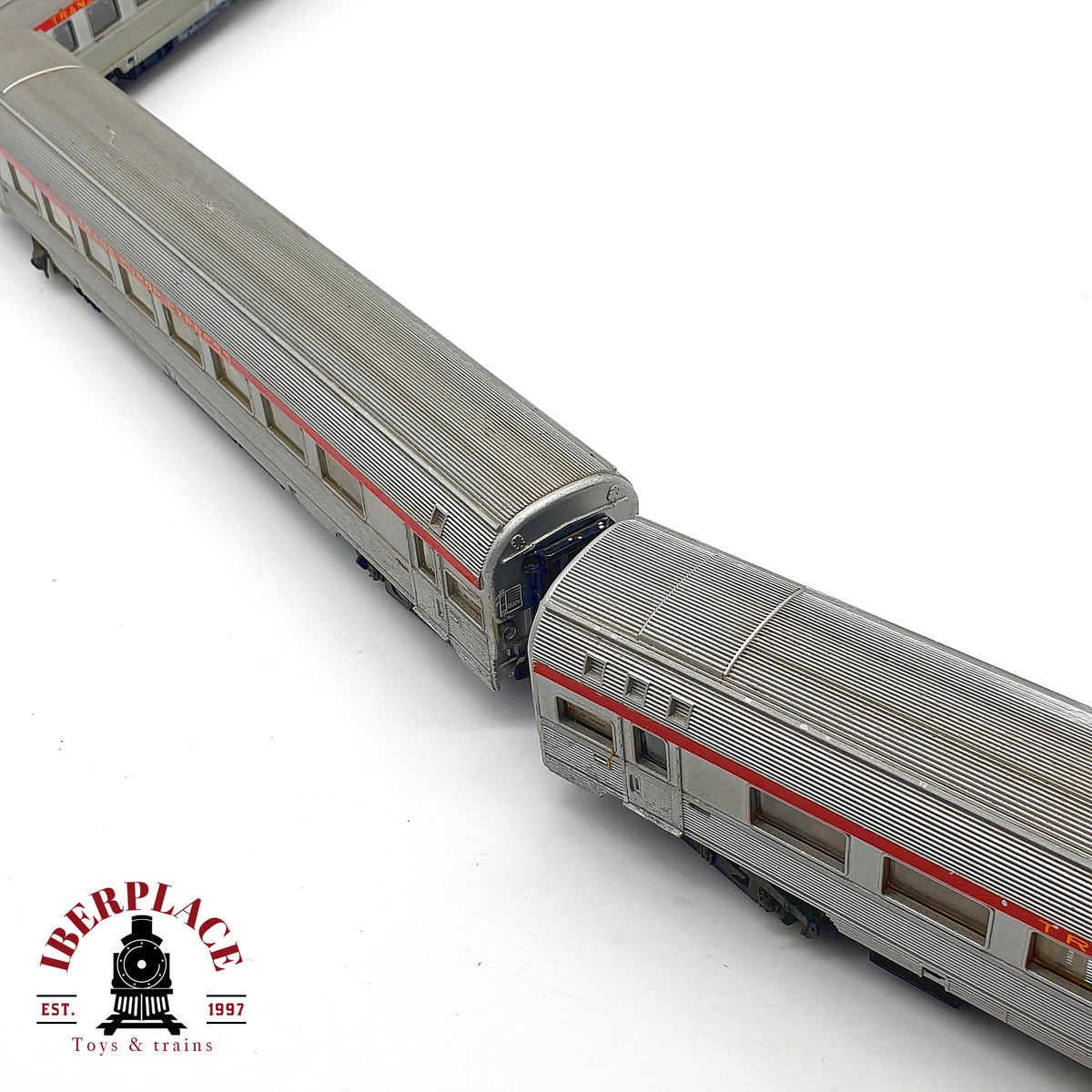 ♻️ 🛠️ Jouef 4x vagones TEE Inox PBA SNCF restaurar repuestos DC Escala H0 1:87
