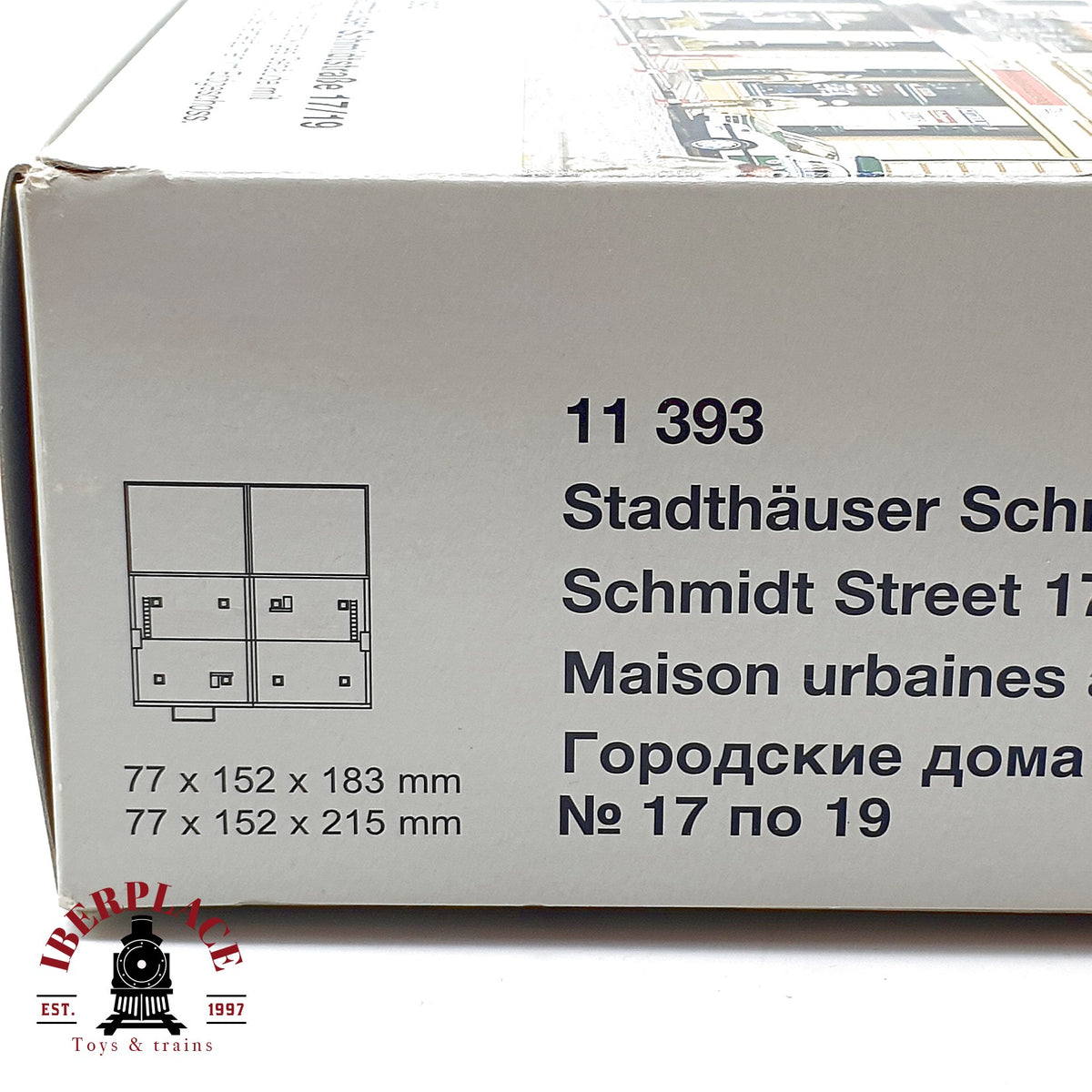 ♻️ 🔧 Auhagen 11393 kit casas urbanas Schmidtstrasse 17 19 Para piezas o repuestos Escala H0 1:87