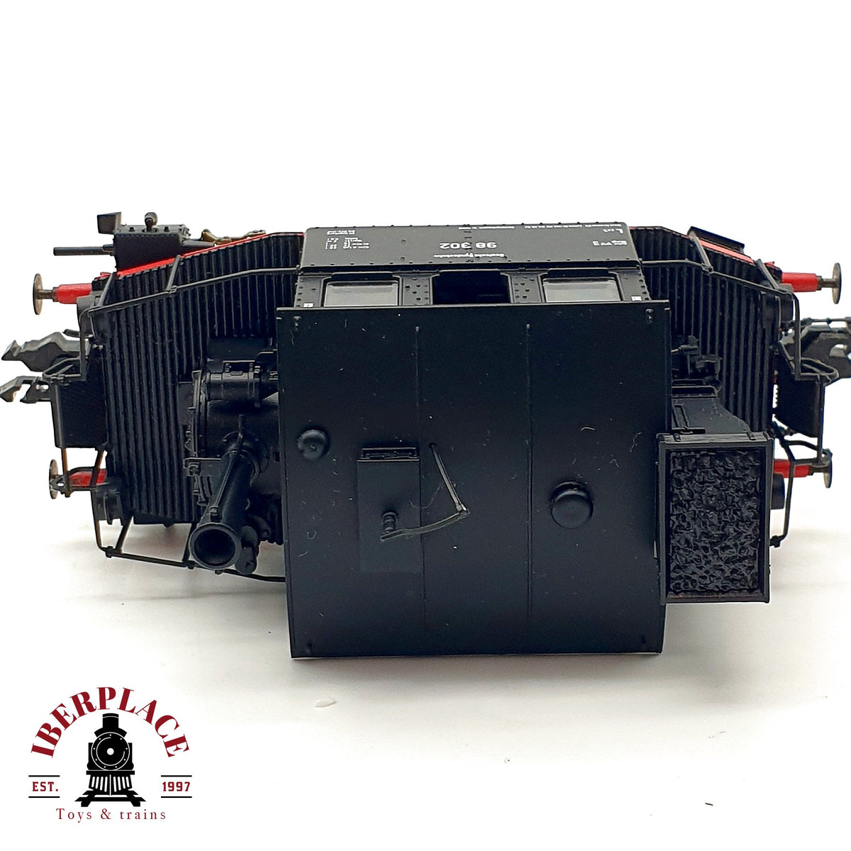 ♻️ ✨ Roco Locomotora vapor BR 98 302 DB Ep III DC Tenderlok Glaskasten Escala H0 1:87